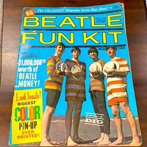 🔹Vintage 1964 Beatles Fun Kit Magazine…
